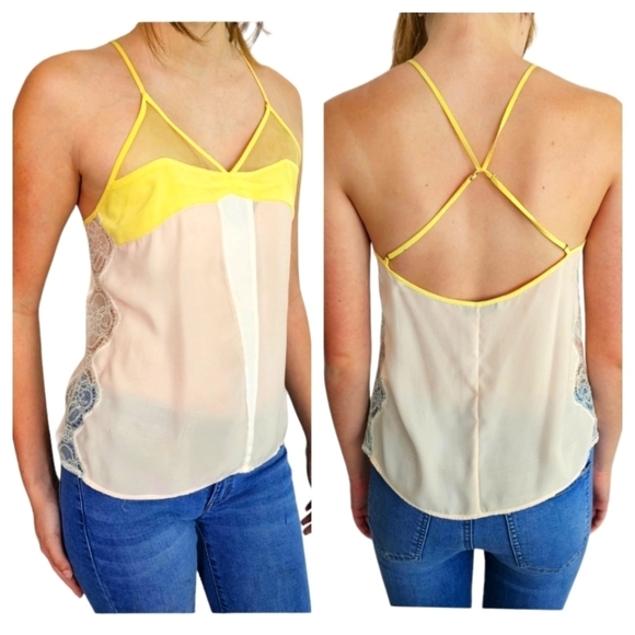 Sandro Paris Silk Lace Slip Camisole - Picture 2 of 15